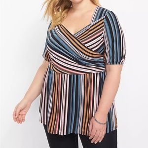 Lane Bryant peplum top